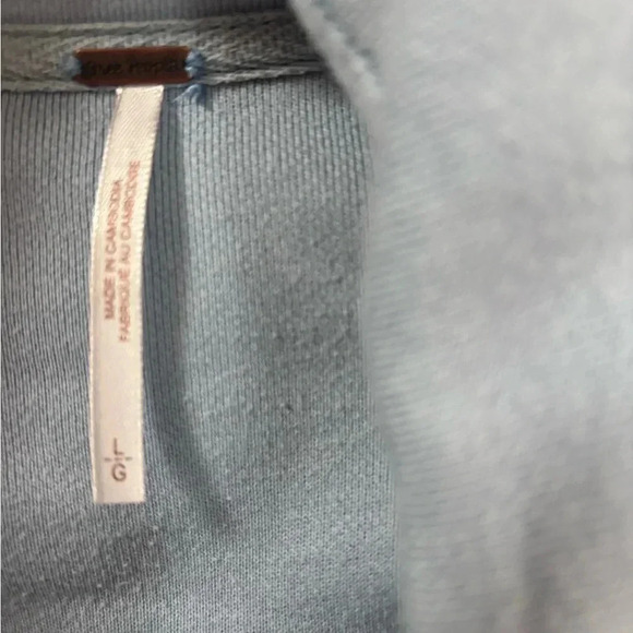 Free People Light Blue Oversized Jacket - Picture 7 of 12